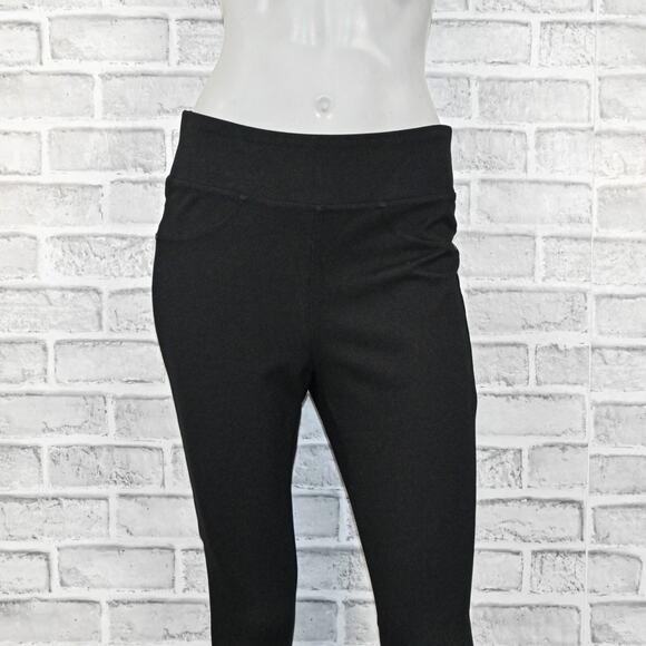 The Reset R LABEL Women's Black Stretch Skinny Ponte Pants size Large - Picture 7 of 9